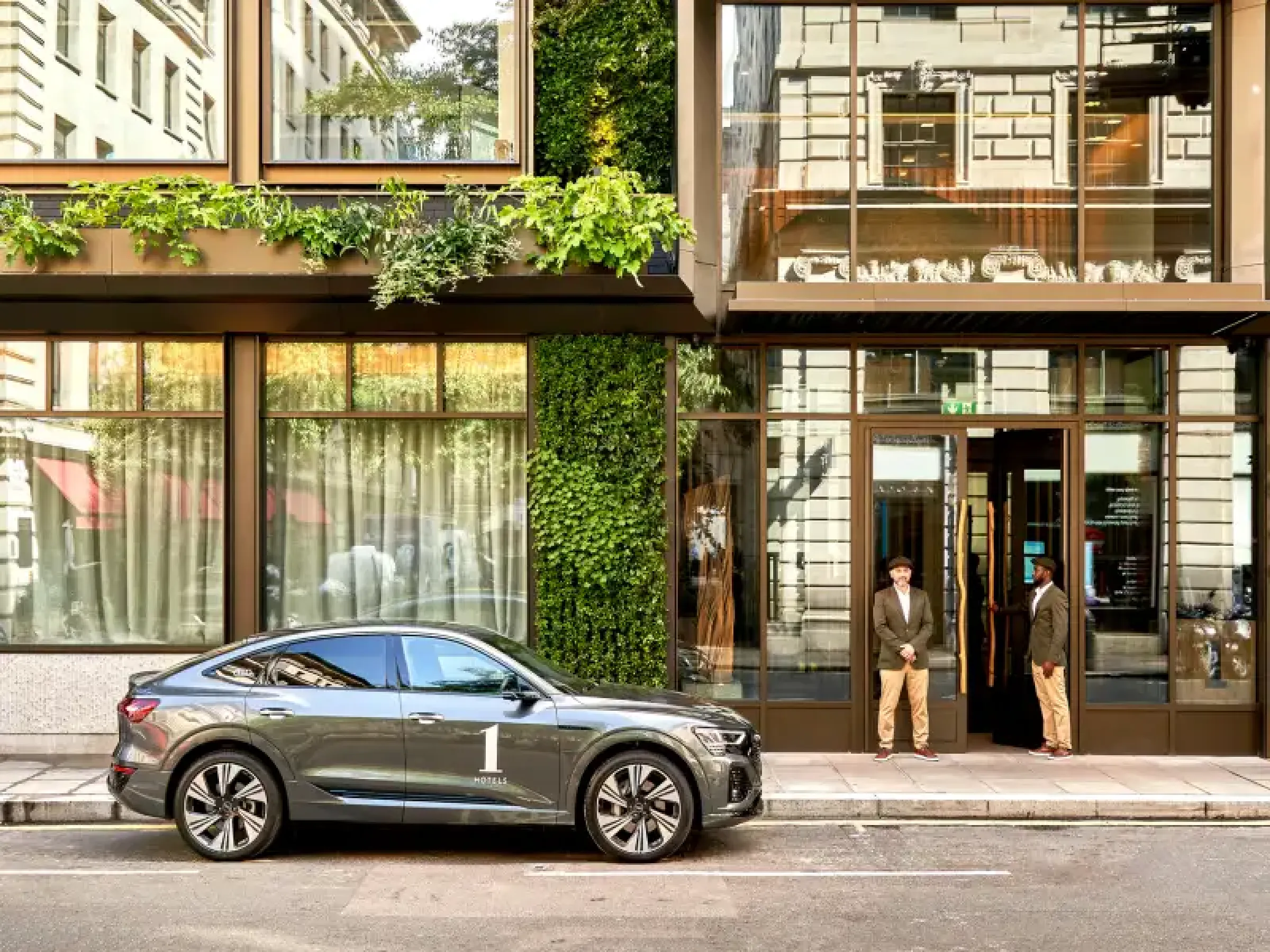 1 Hotel Mayfair on Berkeley Square with biophilic exterior
