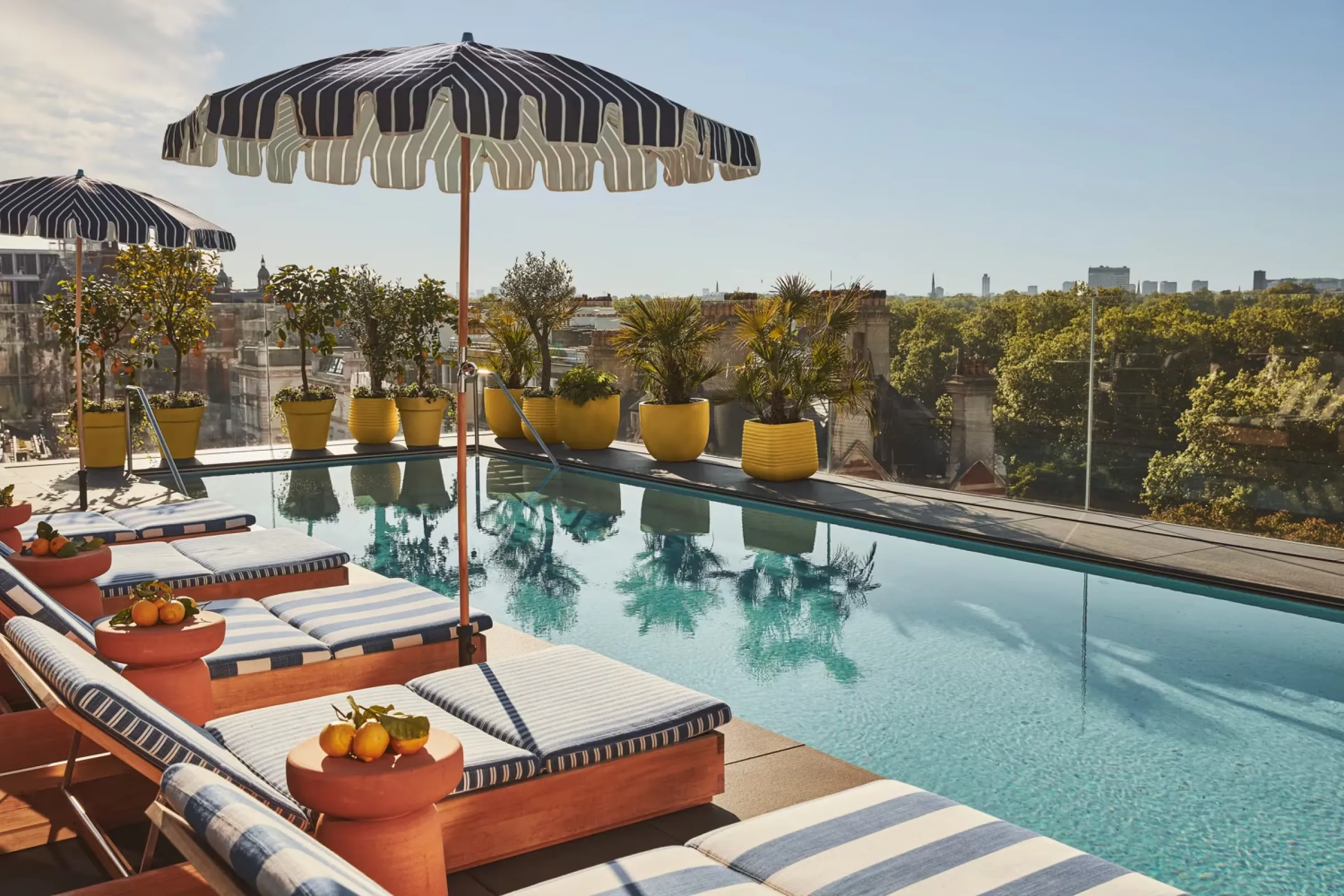Bamford Wellness Spa at The Berkeley pool environment