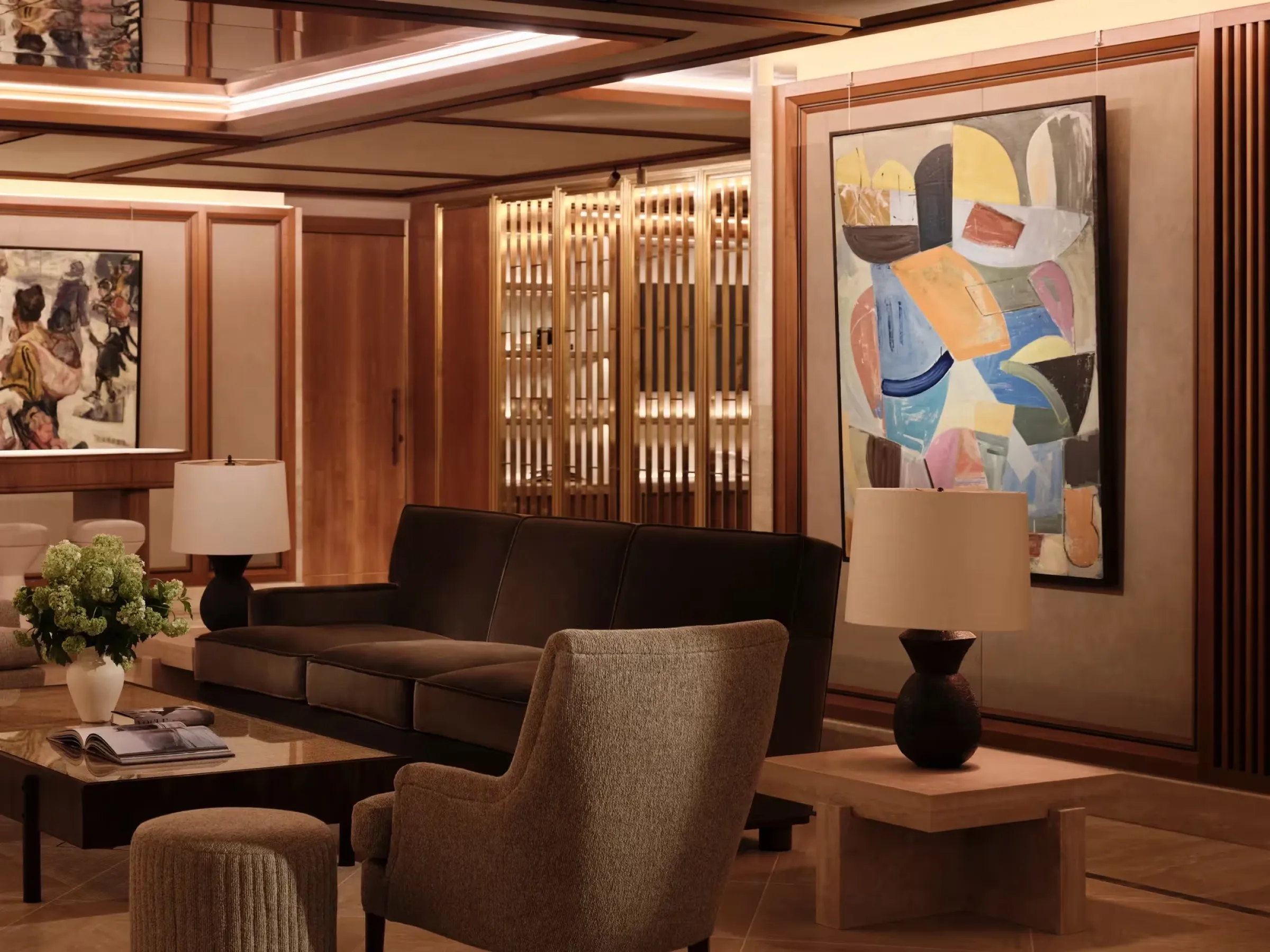 Curated art and objects — evoking Mayfair's independent luxury retail