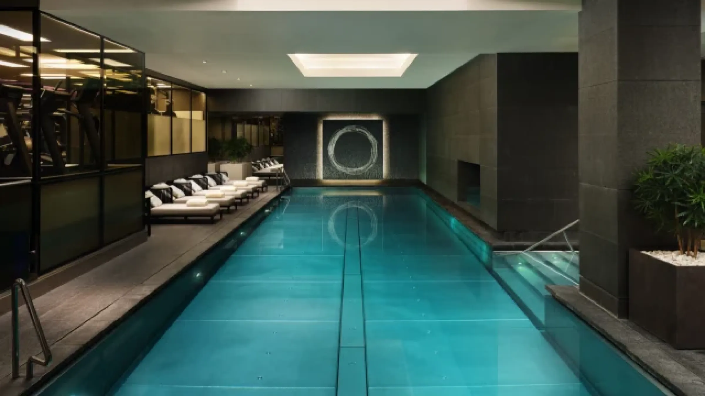 The spa pool at Mandarin Oriental Hyde Park