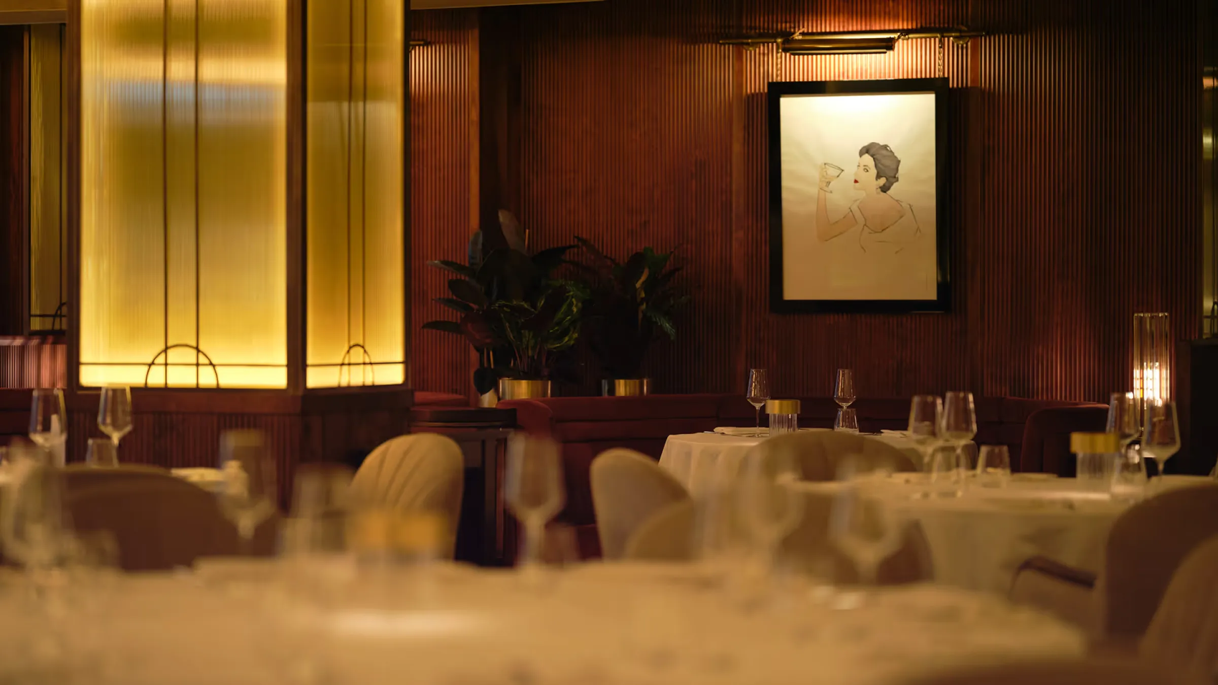 The Savoy Grill dining room