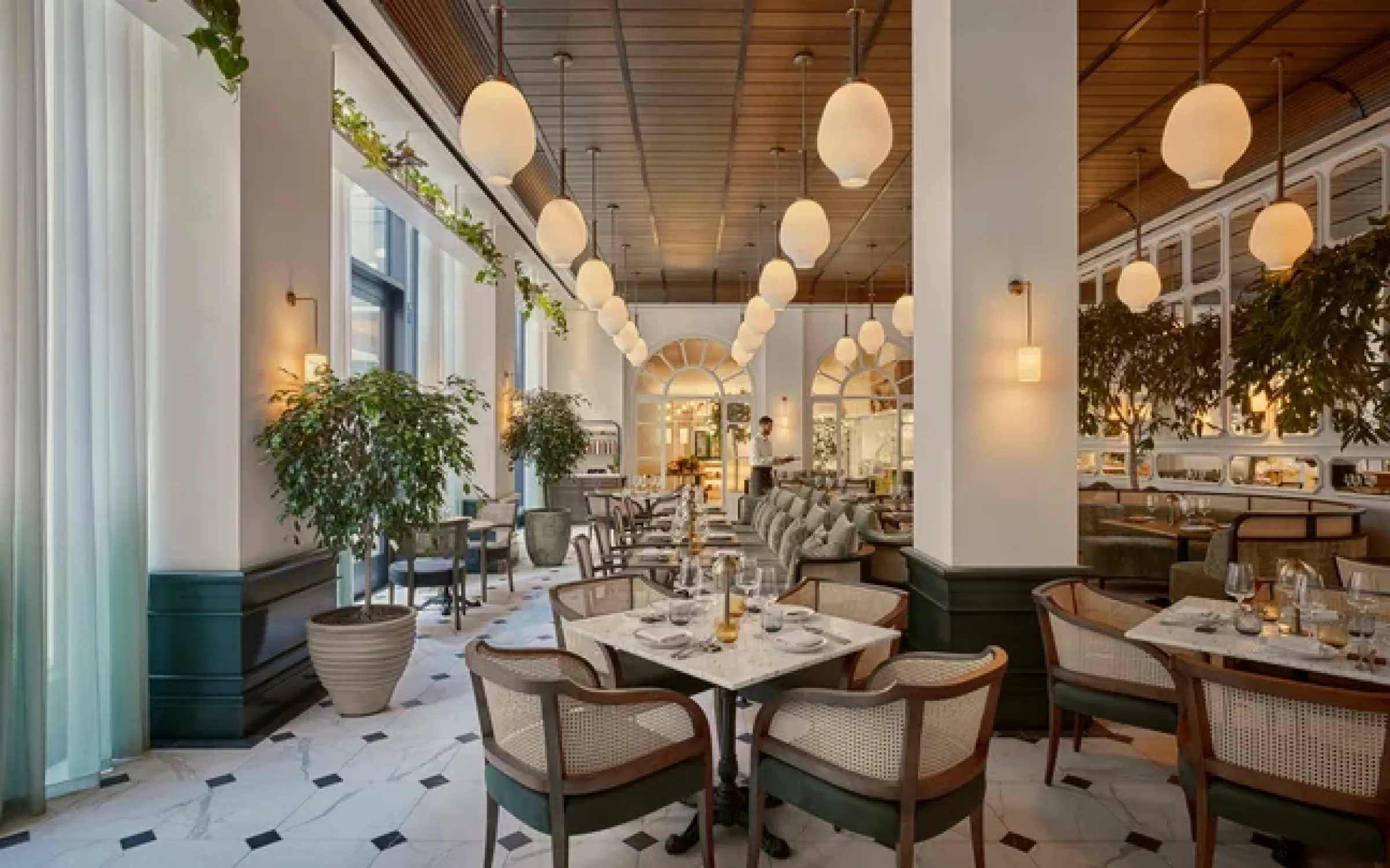 Six Senses London dining room with wellness-led menu