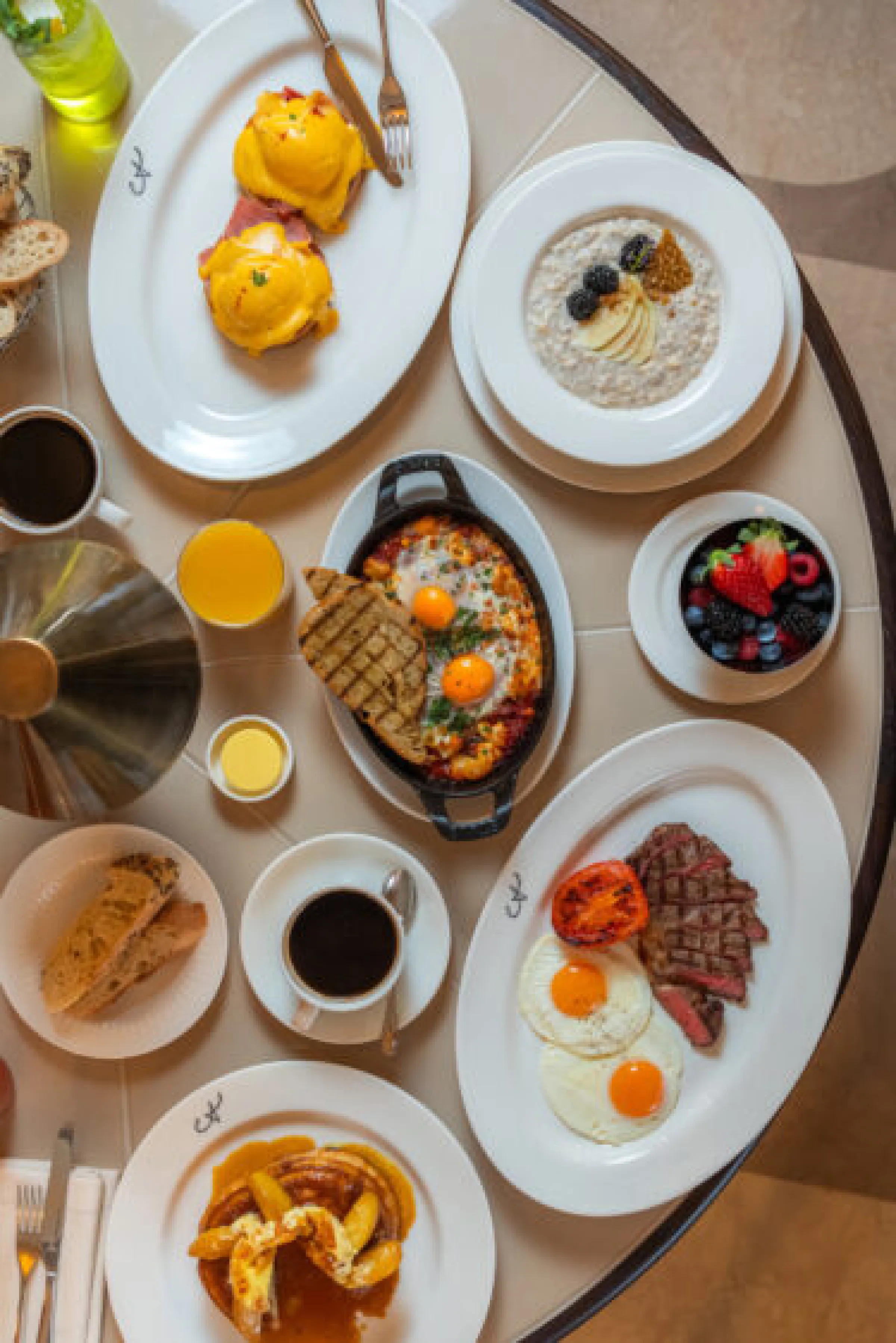 The Newman Brasserie dining room in Fitzrovia